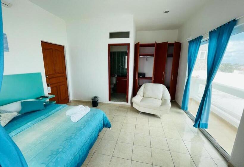 اتاق استاندارد با تراس, Amanecer Turquesa #7 Ocean View
