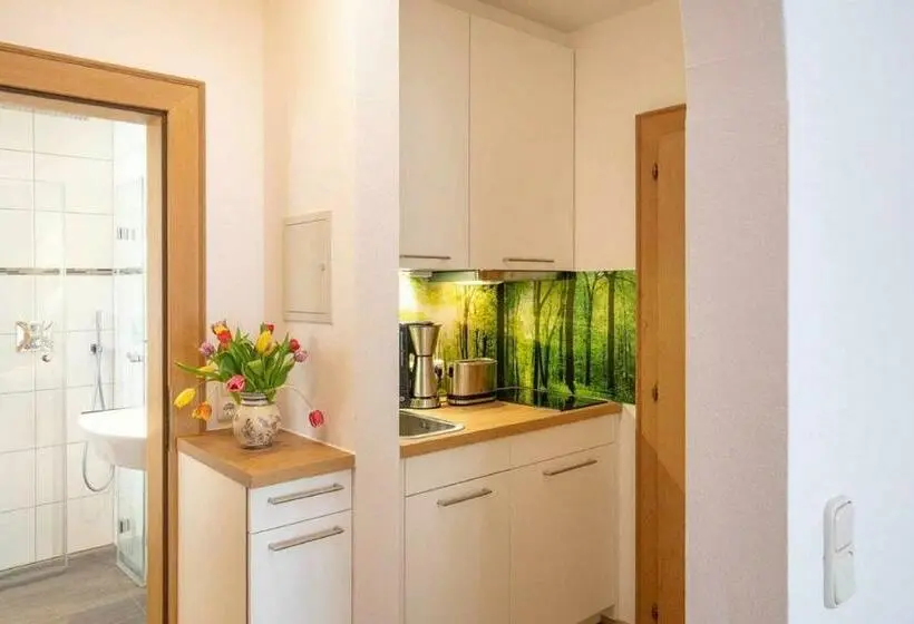 バルコニー付き１ベッドルームアパートメント, Gästehaus Grünäugl Am See