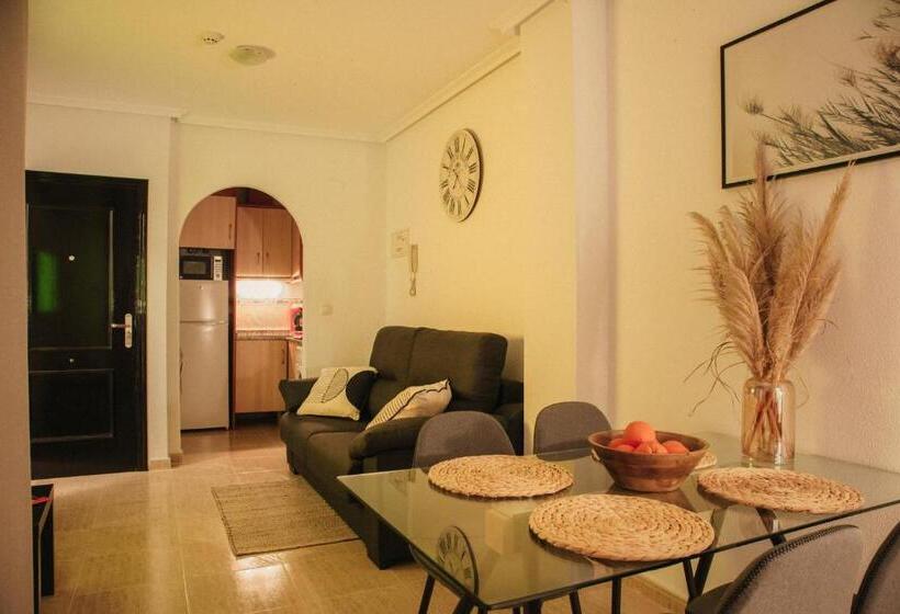 آپارتمان 1 خوابه با تراس, Aparthotel Costa Blanca