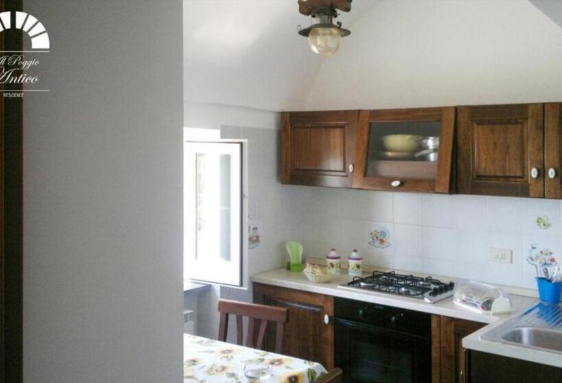 バルコニー付き1ベッドルームアパートメント, Al Poggio Antico