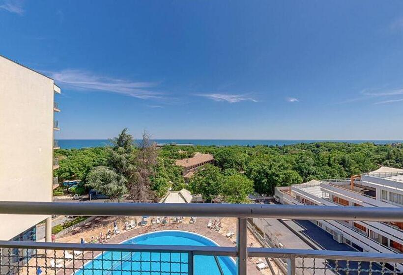 Quarto Standard Vista Mar Lateral com Sacada, Elena Hotel And Wellness   All Inclusive