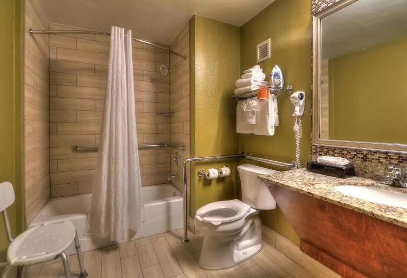 身障者適用キングサイズベッドルーム, Quality Inn Near The Island Pigeon Forge