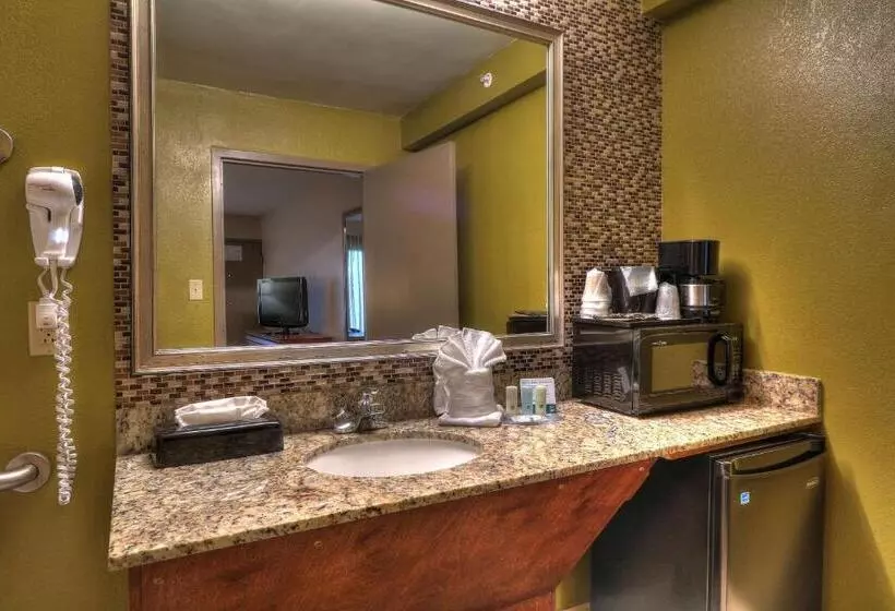 身障者適用キングサイズベッドルーム, Quality Inn Near The Island Pigeon Forge