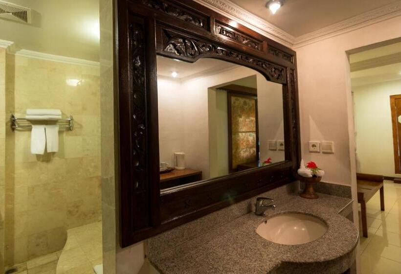 غرفة ديلوكس مطلّة علي الحديقة, Sahadewa Resort & Spa