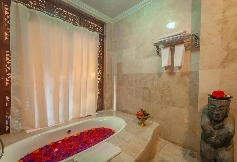 غرفة ديلوكس مطلّة علي الحديقة, Sahadewa Resort & Spa