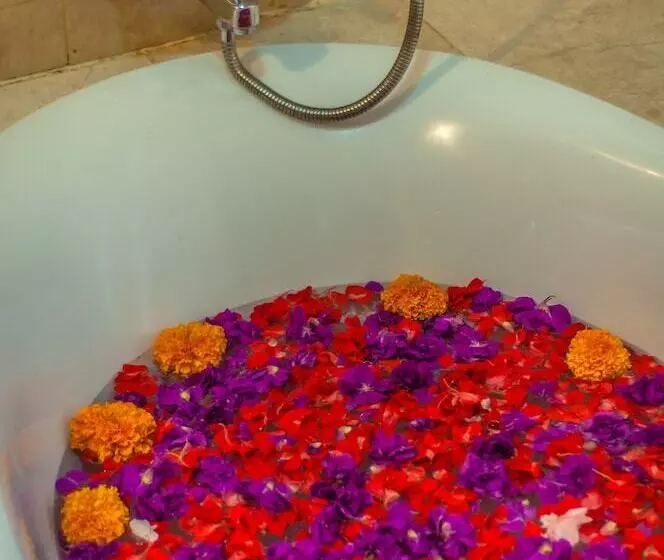 اتاق لوکس با چشم‌انداز باغ, Sahadewa Resort & Spa