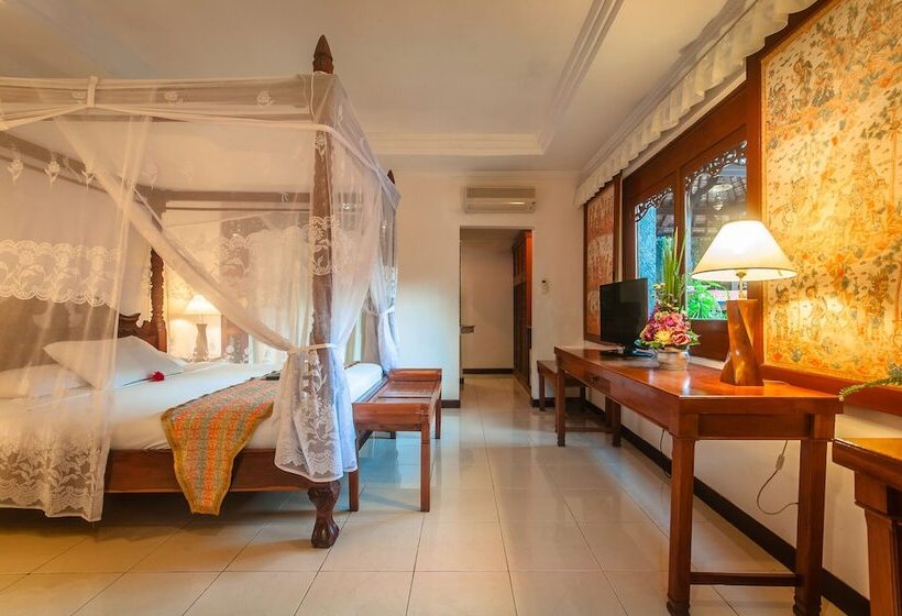 غرفة ديلوكس مطلة على حمام السباحة, Sahadewa Resort & Spa