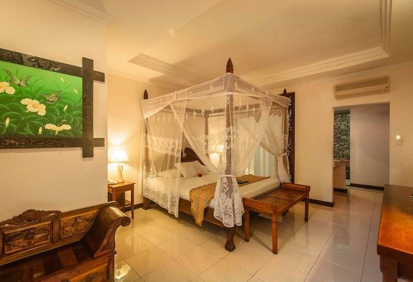 غرفة ديلوكس مطلة على حمام السباحة, Sahadewa Resort & Spa