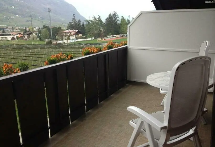 Standard Yhden Hengen Huone Parveke, Pension Lärchenhof