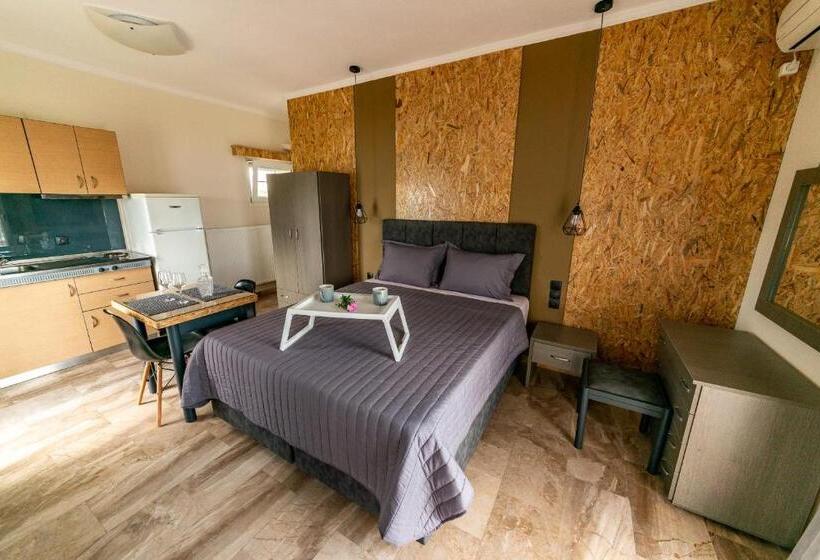 غرفة ديلوكس مطلّة علي البحر, Gera Bay Studios And Apartments