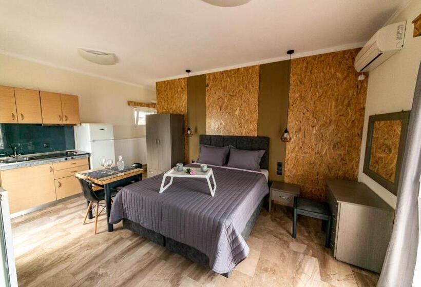 غرفة ديلوكس مطلّة علي البحر, Gera Bay Studios And Apartments