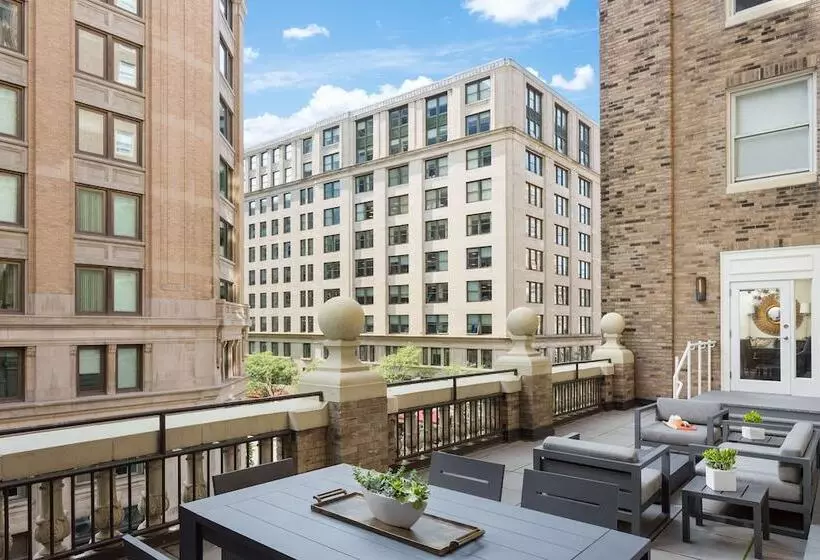 Suite with Terrace, Hilton Boston Park Plaza