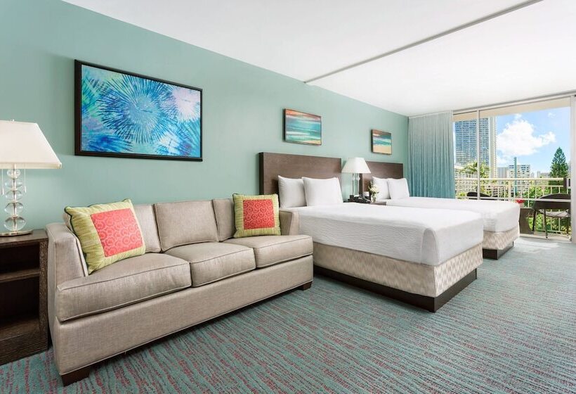 小型套房带阳台, Courtyard By Marriott Waikiki Beach