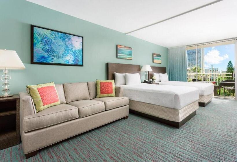 小型套房带阳台, Courtyard By Marriott Waikiki Beach