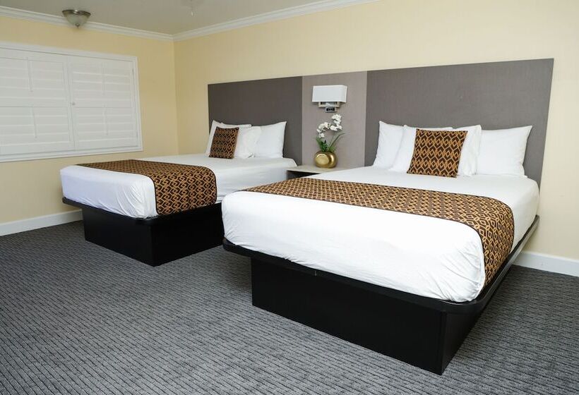 2ダブルベッドのスタンダードルーム, Silver Surf Motel