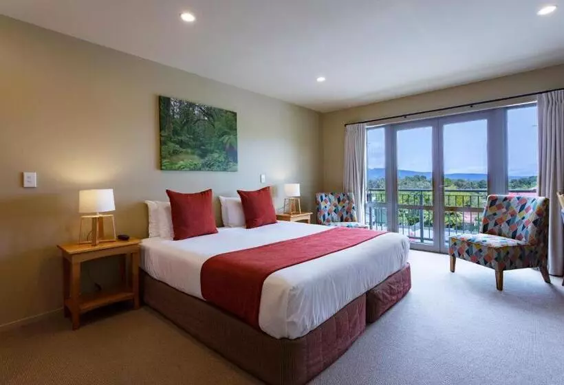 キングサイズベッドのスタンダードルーム, Te Weheka Hotel Fox Glacier