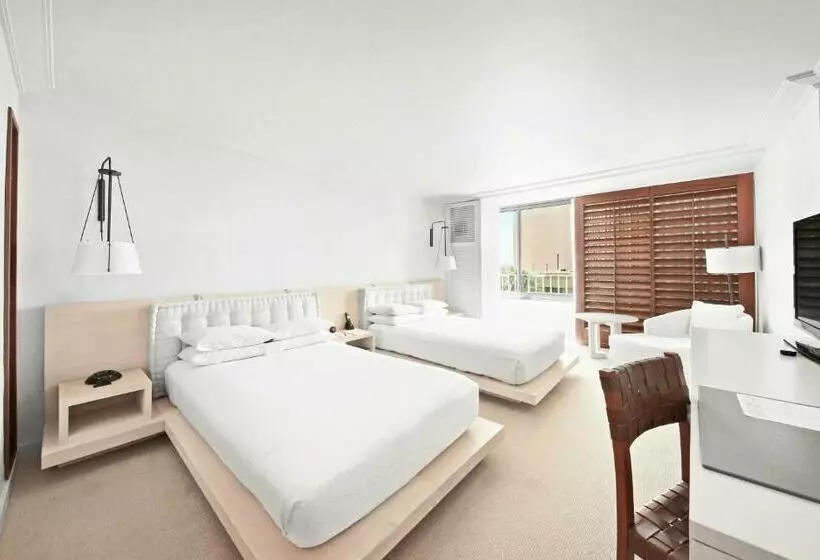 اتاق استاندارد با 2 تخت دوبل, Hilton Vacation Club The Modern Honolulu