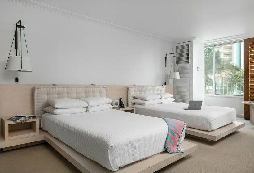 غرفه قياسيه سريرين مزدوجين, Hilton Vacation Club The Modern Honolulu