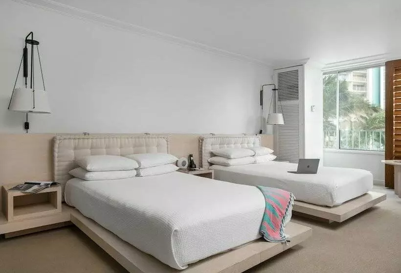 اتاق استاندارد با 2 تخت دوبل, Hilton Vacation Club The Modern Honolulu