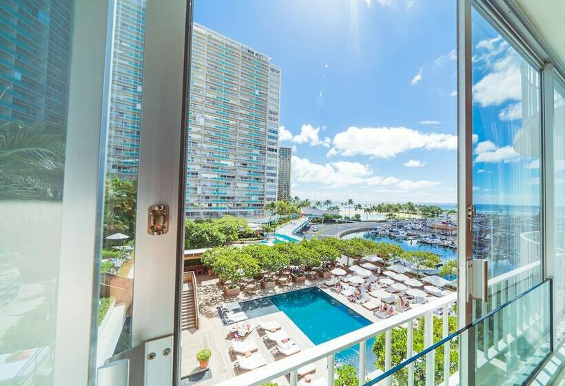 غرفه قياسيه سريرين مزدوجين, Hilton Vacation Club The Modern Honolulu