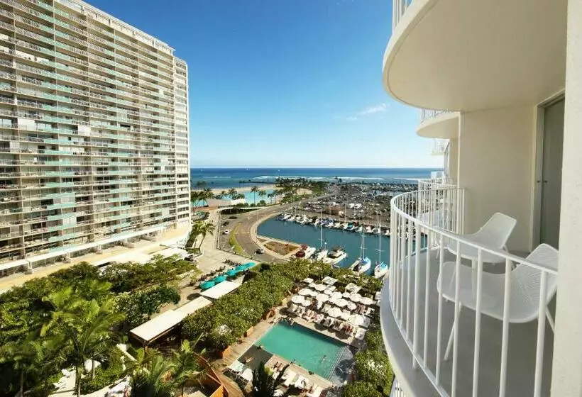 استودیو استاندارد با تراس, Hilton Vacation Club The Modern Honolulu