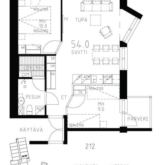 جناح سوبيريور غرفتين نوم, Lost In Levi