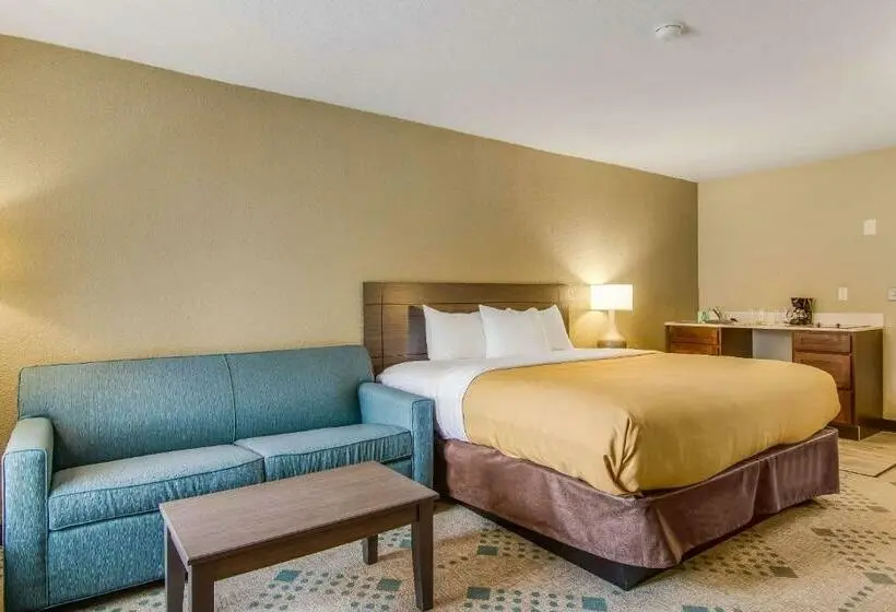 キングサイズベッドのスイートルーム, Suburban Studios Hotel Kingsland Near I 95