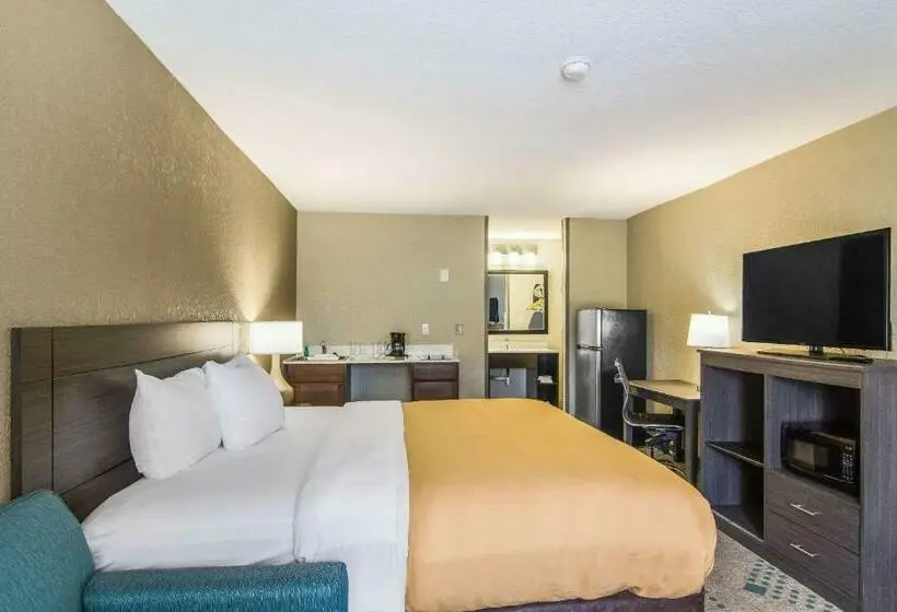 キングサイズベッドのスイートルーム, Suburban Studios Hotel Kingsland Near I 95