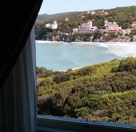اتاق استاندارد یک تخته با چشمانداز دریا, Grand Hotel Villa Parisi