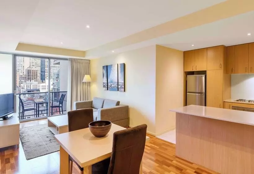 １ベッドルームアパートメント, Oaks Melbourne On Lonsdale Suites