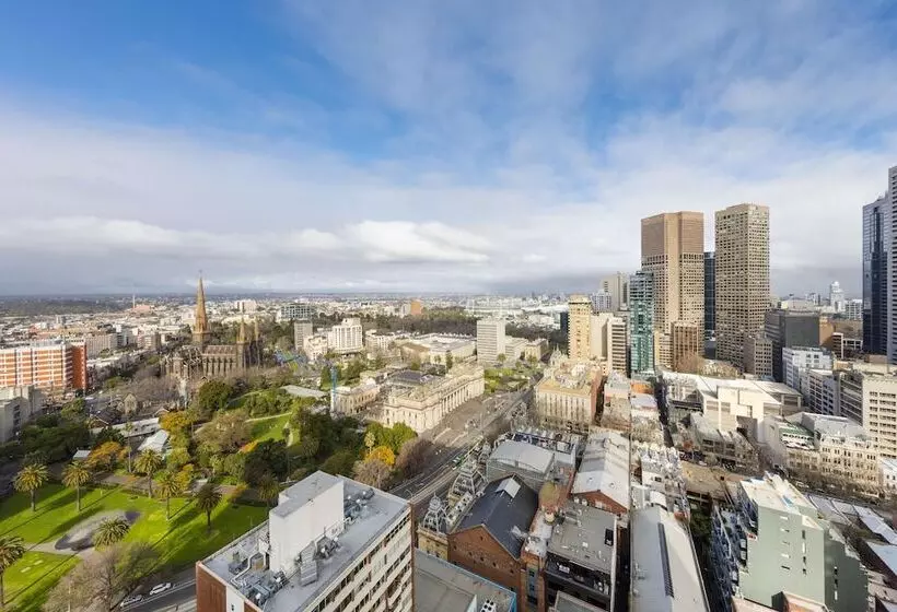 ２ベッドルームアパートメント, Oaks Melbourne On Lonsdale Suites