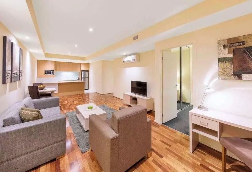 ２ベッドルームアパートメント, Oaks Melbourne On Lonsdale Suites