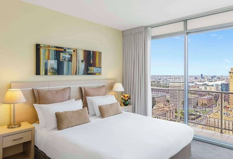 침실 3개 아파트, Oaks Melbourne On Lonsdale Suites