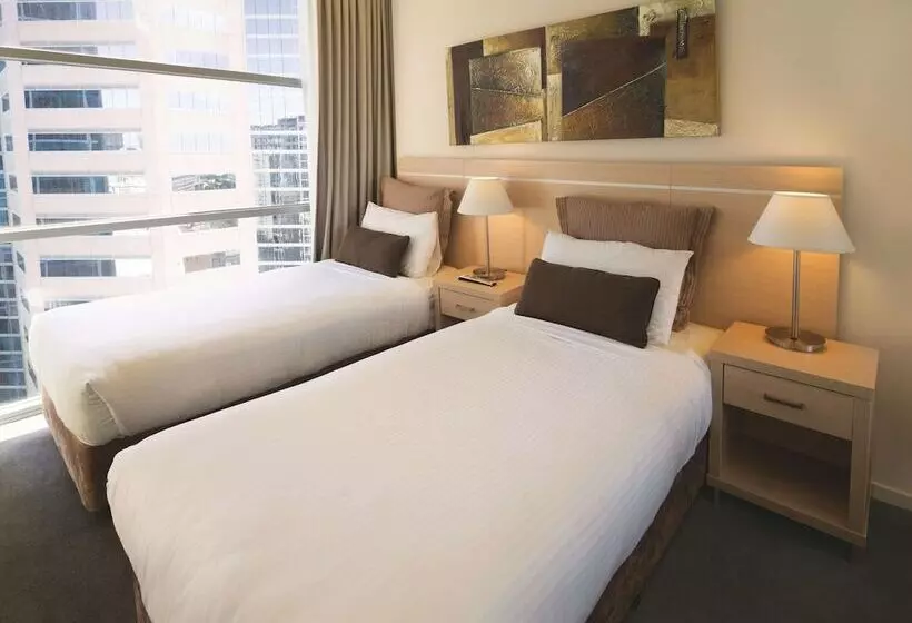 ３ベッドルームアパートメント, Oaks Melbourne On Lonsdale Suites