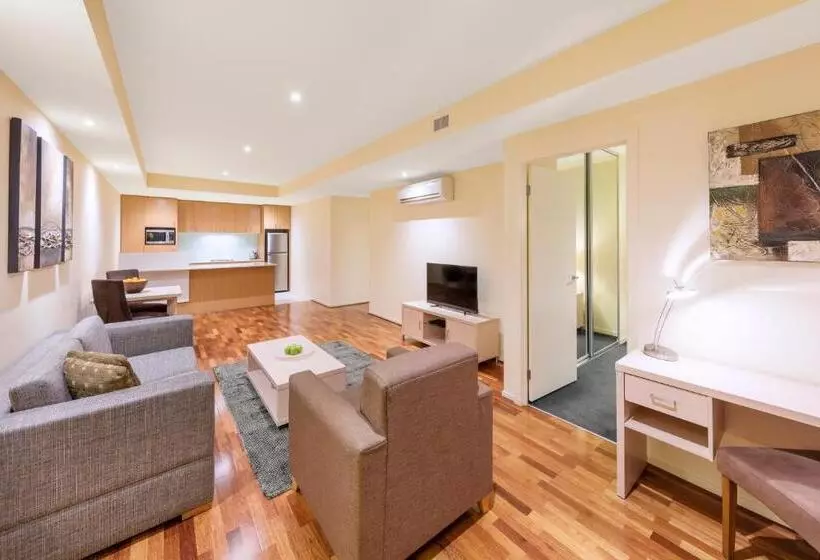 ２ベッドルームアパートメント, Oaks Melbourne On Lonsdale Suites