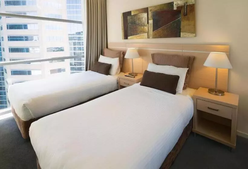 ３ベッドルームアパートメント, Oaks Melbourne On Lonsdale Suites