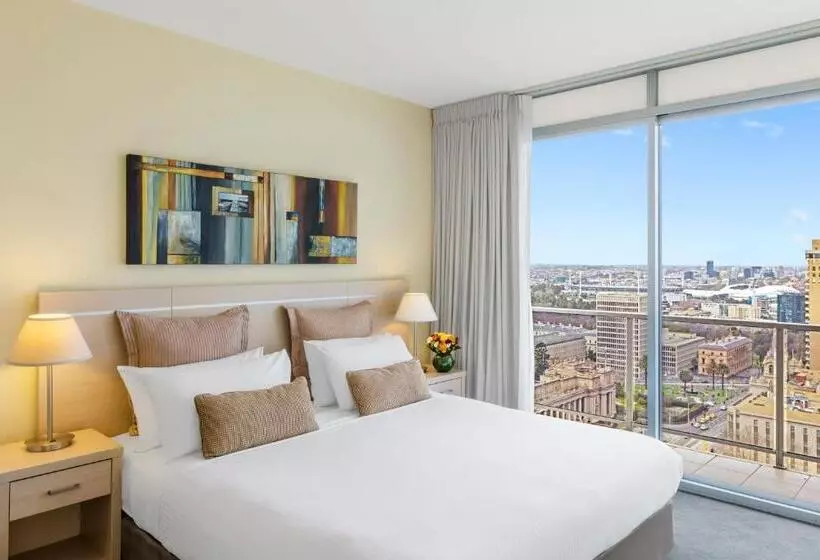 ３ベッドルームアパートメント, Oaks Melbourne On Lonsdale Suites