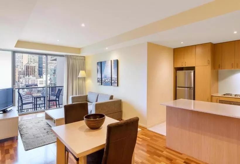 １ベッドルームのスーペリアアパートメント, Oaks Melbourne On Lonsdale Suites