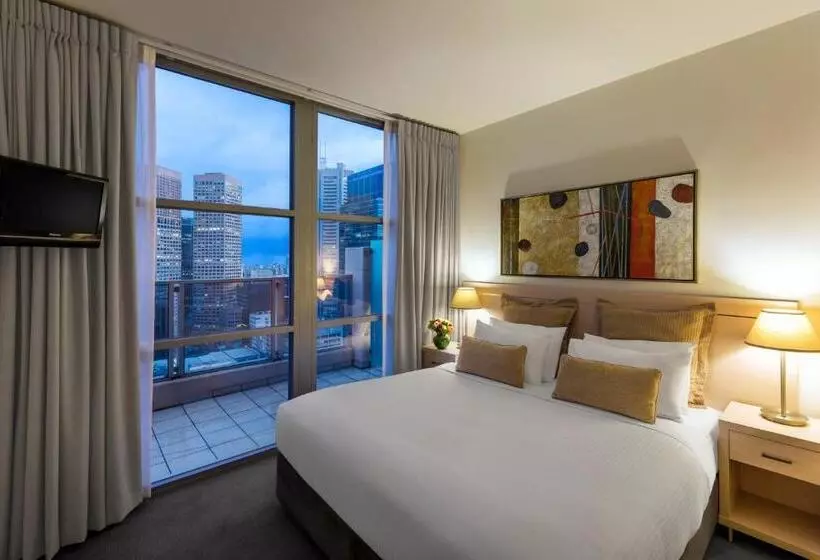 １ベッドルームアパートメント, Oaks Melbourne On Lonsdale Suites