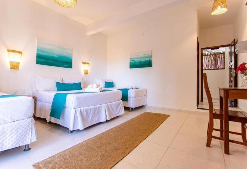 غرفة قياسية مطلّة علي البحر, Pousada Capitao Thomaz