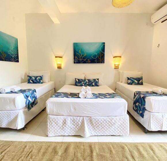 غرفة قياسية إطلالة جانبية علي البحر, Pousada Capitao Thomaz