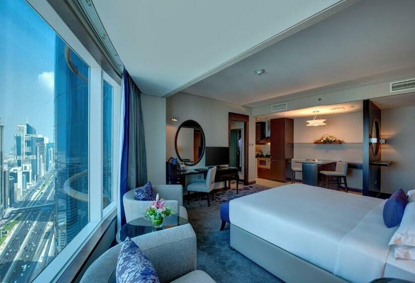 اتاق استاندارد با تخت بزرگ, Rose Rayhaan By Rotana   Dubai