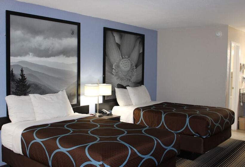 Номер Стандарт 2 Двуспальные Кровати, Super 8 By Wyndham Morganton