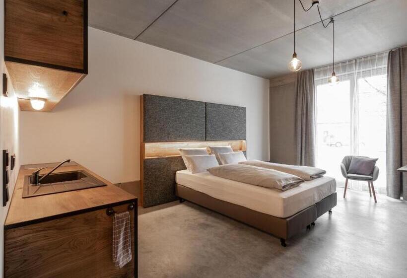 Апартаменты 1 Спальня Нижний Этаж, Gh1 Aparthotel Am Glockenplatz
