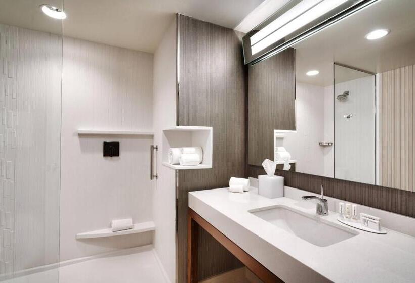 غرفة قياسية سرير كينج لذوى الإحتياجات الخاصة, Courtyard By Marriott Atlanta Duluth Downtown