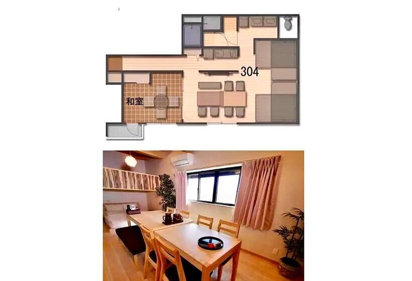 침실 2개 아파트, Eternity Apartment Hotel 品川