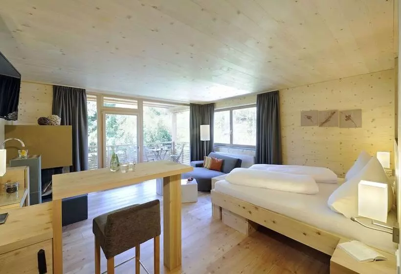 سوییت با چشمانداز کوه, Holzhotel Forsthofalm