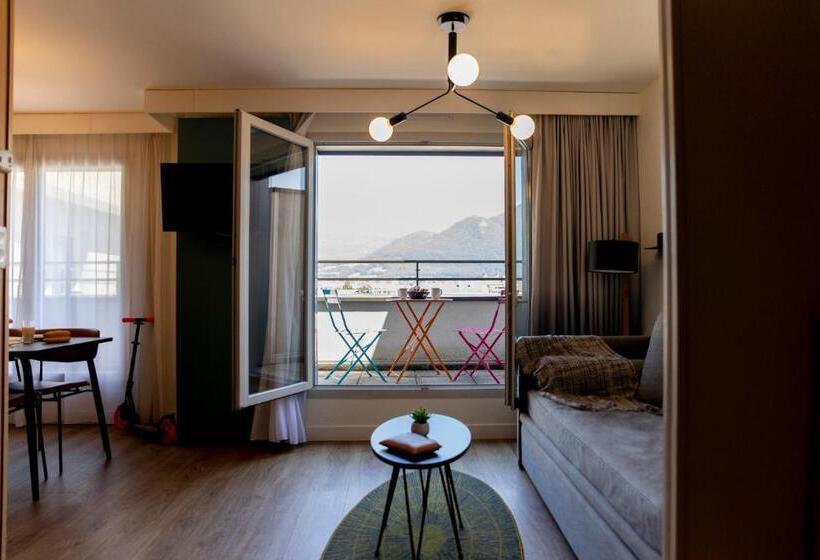 침실 2개 아파트, Aparthotel Adagio Annecy Centre
