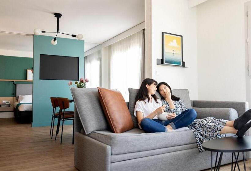 스탠다드 발코니 스튜디오, Aparthotel Adagio Annecy Centre