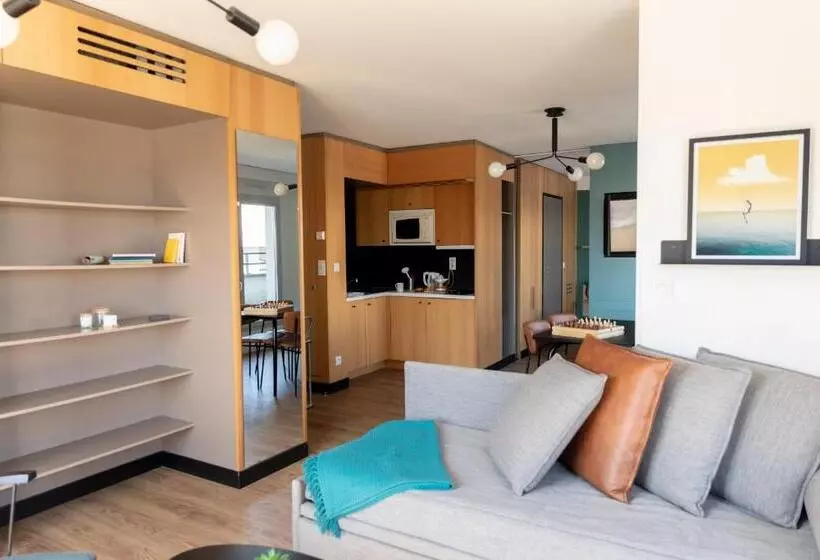 استودیو استاندارد با بالکن, Aparthotel Adagio Annecy Centre